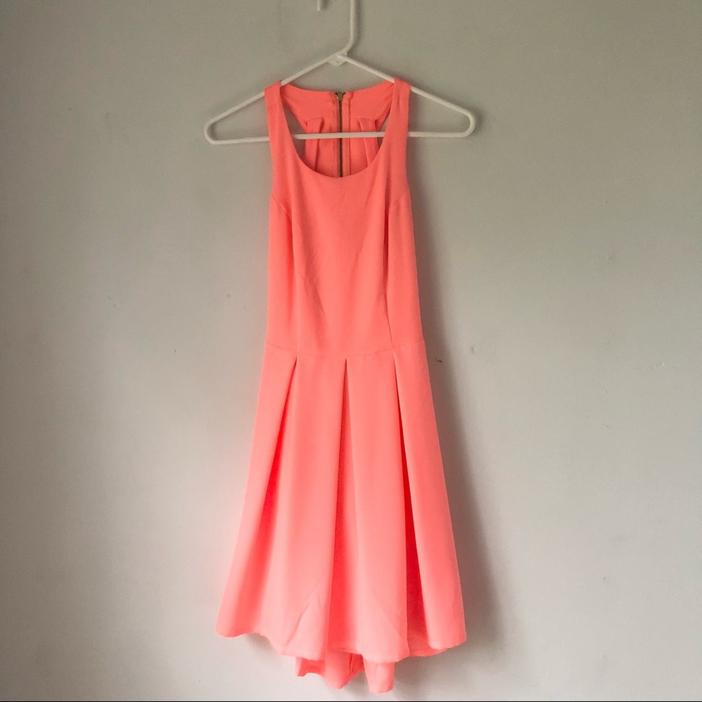 Coral dress size Small
